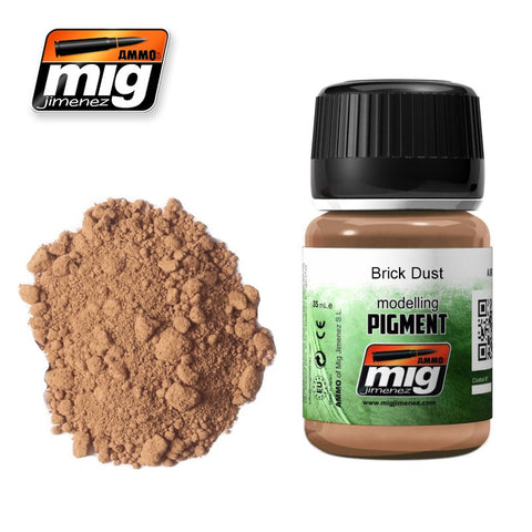Brick Dust Imitation pigment (powder) - A.MIG-3015 by Ammo Mig Jimenez