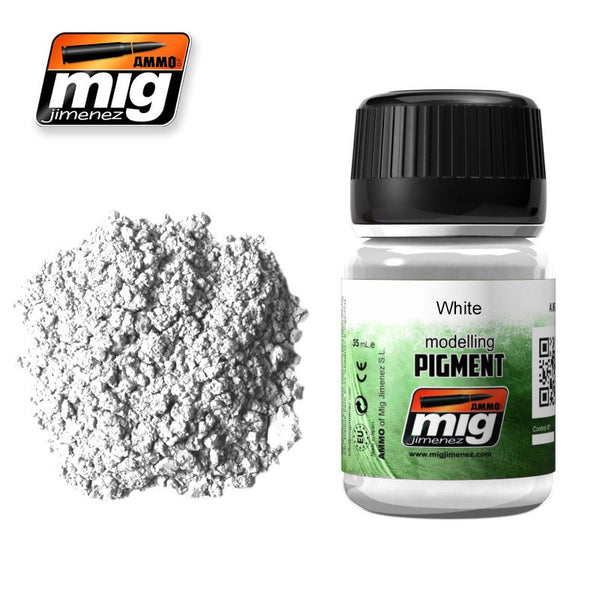 White pigment (powder) - A.MIG-3016 by Ammo Mig Jimenez White pigment (powder) - A.MIG-3016 by Ammo Mig Jimenez