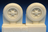 BarracudaCast 1/72 scale resin Fw 190A-1 thru A-5 Mainwheels for HSG TMY EDU