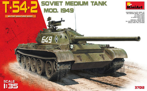 MiniArt 1/35 scale T-54-2 SOVIET MEDIUM TANK. Mod. 1949 - Model kit #37012