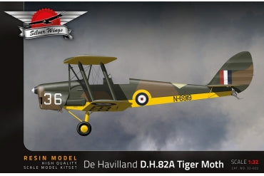 Silver Wings 1/32 resin model kit De Havilland D.H.82A Tiger Moth - #32-022