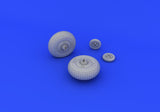 Eduard 1/72 scale Brassin Shackleton Mr.2 wheels for Airfix kit - 672097