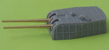 Master Model 1/350 IJN 3rd Yr #2 barrels for turrets w/o blastbags - SM350-032