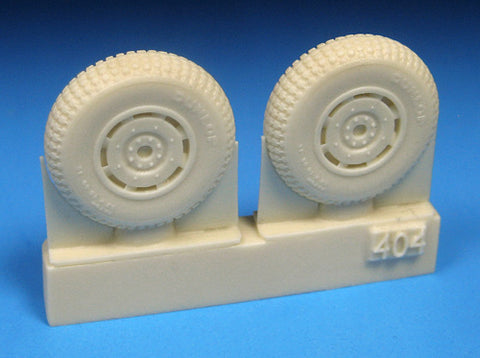 BarracudaCast 1/48 BR48404 Hawker Tempest Late Mainwheels Blk Tread for Eduard