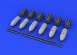 Eduard 1/72 scale Brassin M117 bomb with airbrake x 6 - 672059
