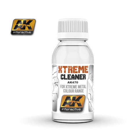 AK Interactive AK470 XTREME CLEANER for Xtreme metal color 100mL