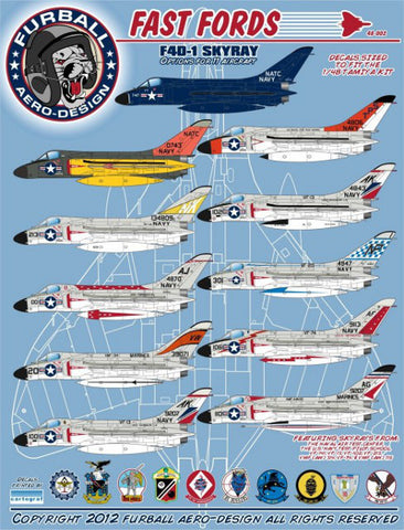 Furball decal 1/48 Fast Fords for Tamiya kit #48-002