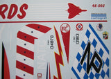 Furball decal 1/48 Fast Fords for Tamiya kit #48-002