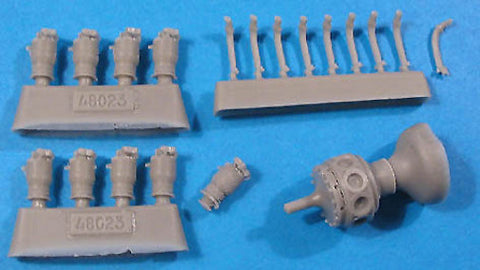 1/48 Vector Resin LeRhone 80 hp Engine #48023