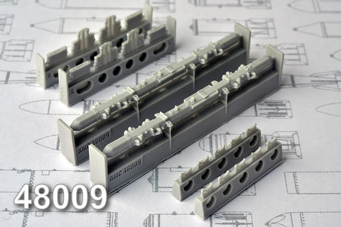 Advanced Modeling 1/48 resin MBD2-67U Multiple bomb racks - AMC48009