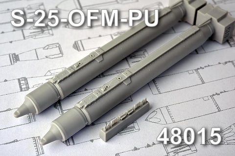 Advanced Modeling 1/48 resin S­-25-­OFM-­O-­25L Rocket - AMC48015