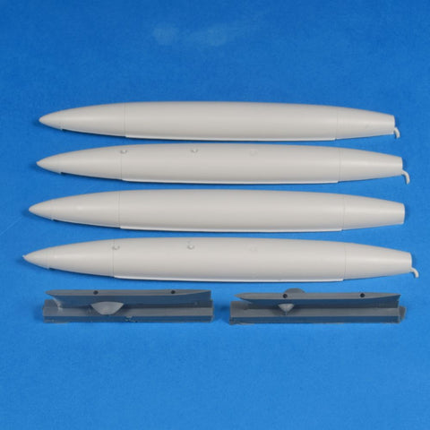 Hypersonic Models 1/48 Resin McDonnell 370 gal tanks for F-4 Tamiya- HMR48019-4