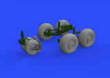 Eduard 1/48 Brassin undercarriage wheels for Su-34 for HobbyBoss - 648326