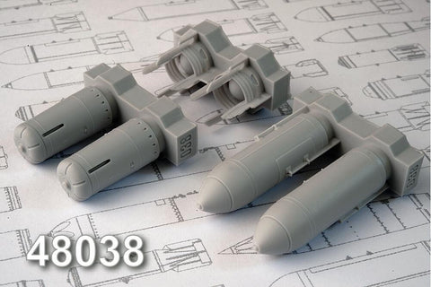 Advanced Modeling 1/48 resin OFAB-500ShR 500kg H-E Frag Bomb - AMC48038