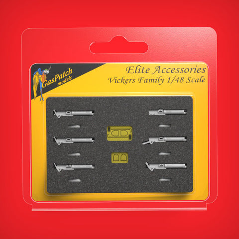 GasPatch 1/48 Vickers Family (6MG) accessories - GP48041