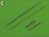 Master Model 1/48 Me-163A Komet set MG 151 barrels Pitot Tube AM48052