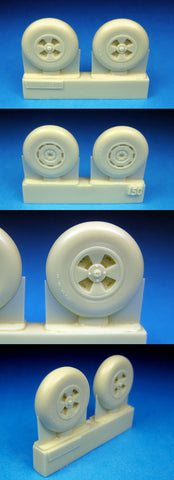 1/48 BarracudaCast BR48150 Hawker Tempest Mainwheels Smooth Tread
