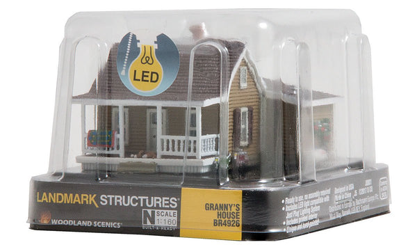 Woodland Scenics BR4926 N Scale Landmark Structure Granny's House Woodland Scenics BR4926 N Scale Landmark Structure Granny's House