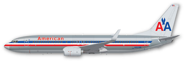 Fundekals 1/144 scale decals Boeing 737-823s American Airlines - 44-014
