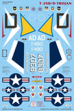 Caracal 1/32 decal CD32019 T-28B/D Trojan for Kitty Hawk 6 options
