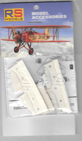 RS Models Resin 1/72 control surfaces for Morane MS.406 - 93003