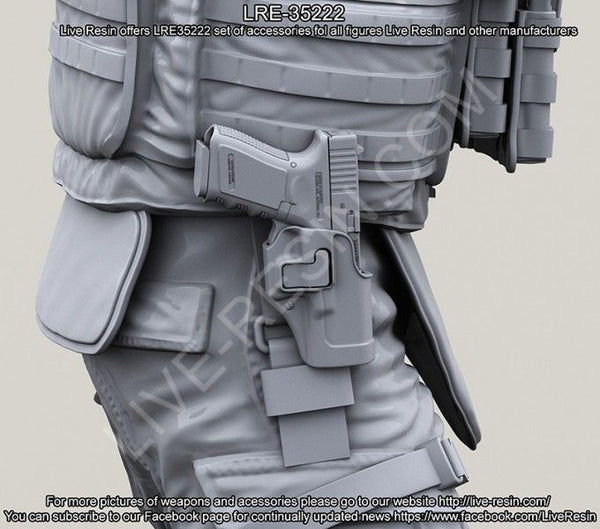Live Resin 1:35 G-19 BlackHawk CQC Serpa Holster - LRE35222 Live Resin 1:35 G-19 BlackHawk CQC Serpa Holster - LRE35222