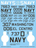 Caracal 1/32 decal CD32019 T-28B/D Trojan for Kitty Hawk 6 options