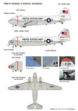 Wolfpack 1/72 decal C-47 Skytrain Pt 1 USN and JMSDF R4D-6 Fleets - WD72006