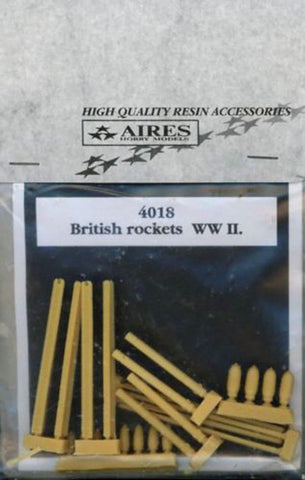 Aires 1/48 Resin + PE British Rockets WWII - 4018