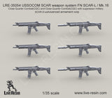 Live Resin 1:35 USSOCOM FN SCAR-L / Mk 16 Close Quarter Combat Weapon
