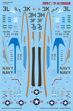 Caracal Models 1/72 decal USN F9F8-T / TF-9J Twogar for Sword kit - CD72059