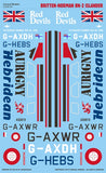 Caracal 1/48 decals CD48153 for Britten-Norman BN-2 Islander kit by Valom