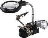 SE Illuminated Helping Hand Magnifier with Dual Magnification - MZ193L