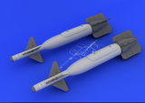 Eduard 1/32 Brassin for GBU-24 Bomb Set (2 bombs) -#632013