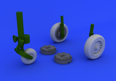 Eduard 1/32 Brassin Mirage IIIc wheels - 632076