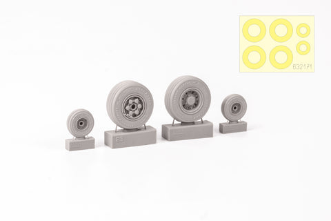 Brassin 1/32 scale Tornado GR.4 wheels for Italeri - 632171