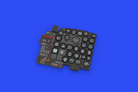 Brassin 1/32 scale dashboard and seatbelts for A-26B Invader for Hobby Boss - 634019