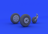 Eduard 1/48 Brassin MiG-21PFM wheels for Eduard kit - #648110
