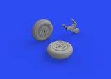 Eduard Brassin 1/48 scale A6M3 wheels for Eduard - 648799