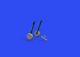 Eduard Brassin 1/48 scale A6M wheels w/ smooth tire for Eduard - 648808