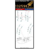HGW 1/32 scale Jeannin Stahltaube 1914 seatbelts for Wingnut Wings kit - 132596