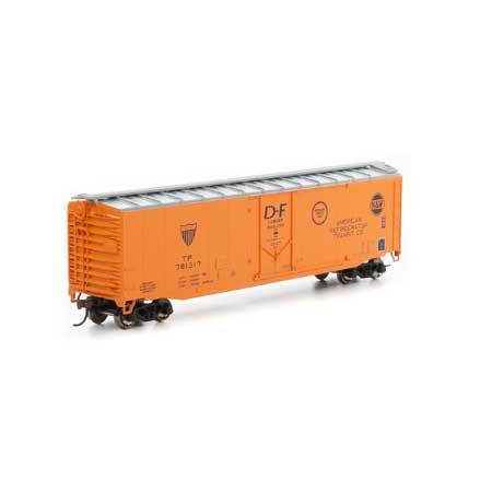 ATHEARN RND79114 HO 50' Plug Door Smooth Side Box, T&P #781317