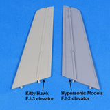 Hypersonic Models 1/48 Resin FJ-2 Fury Tail Surfaces for Kitty Hawk - HMR48033