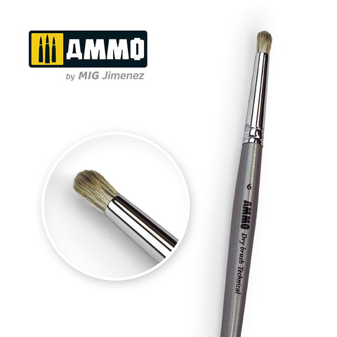 Ammo Mig Jimenez #06 Drybrush Technical Brush - A.MIG8702