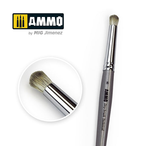 Ammo Mig Jimenez #08 Drybrush Technical Brush - A.MIG8703