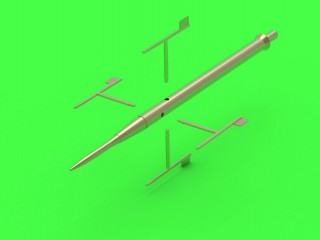 Master Model 1/72 F-16XL / F-CK-1 prototype - Pitot Tube & AOA probes - AM72131 Master Model 1/72 F-16XL / F-CK-1 prototype - Pitot Tube & AOA probes - AM72131