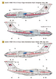 Wolfpack 1/144 decal Ilyushin Il-76 Pt.2 - Air Koryo Il-76MD for Zvezda WD14403