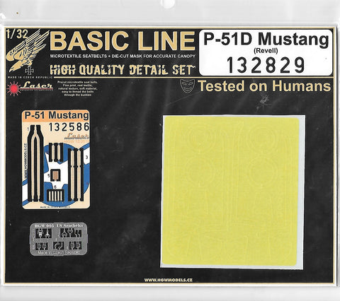 HGW 1/32 scale P-51D Mustang basic accessories/Basic Line for Revell - 132829