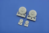 Eduard 1/72 scale Brassin Shackleton Mr.2 wheels for Airfix kit - 672097