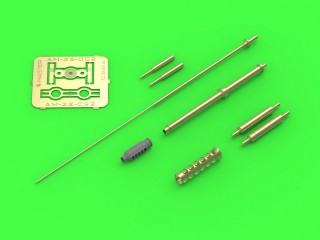 Master Model 1/35 AH-64 Apache M230 Gun barrel, pitot tube & antenna AM35002